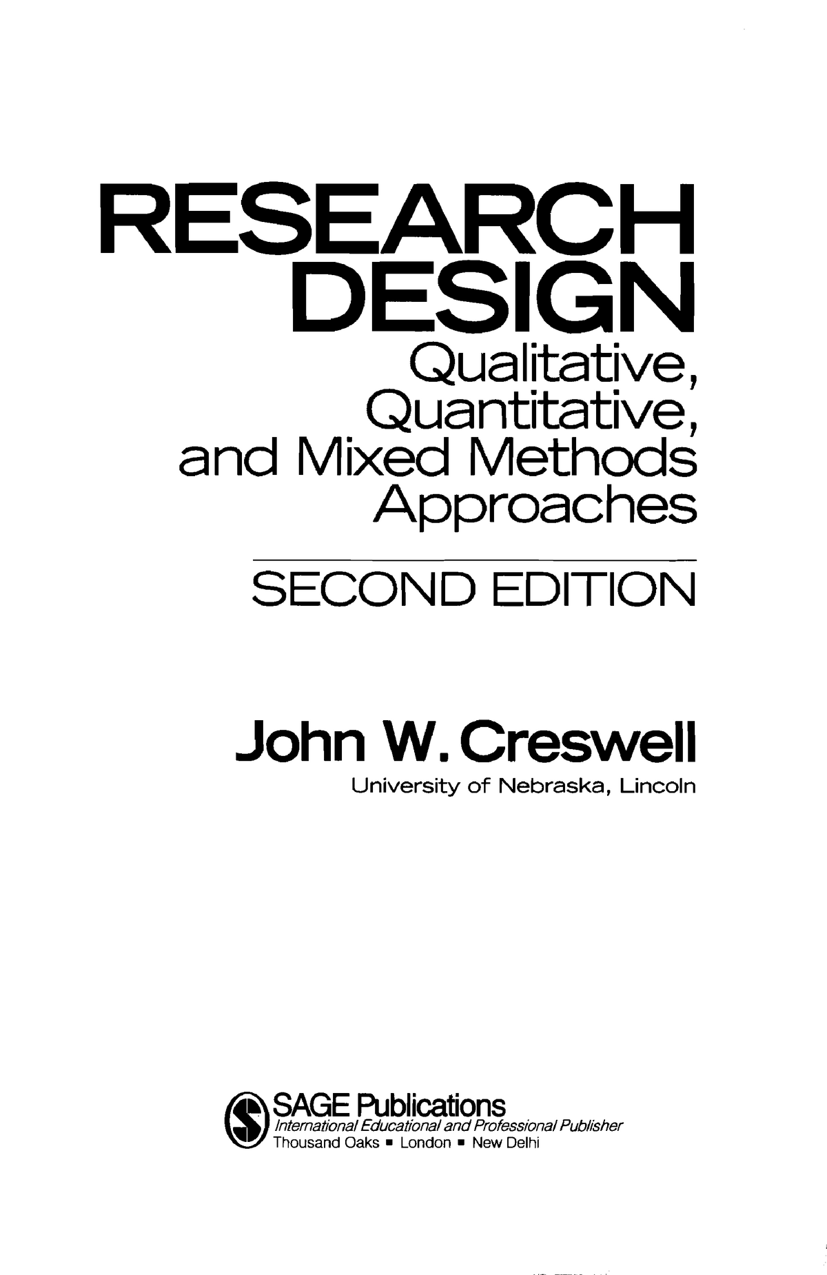 quantitative research design by creswell