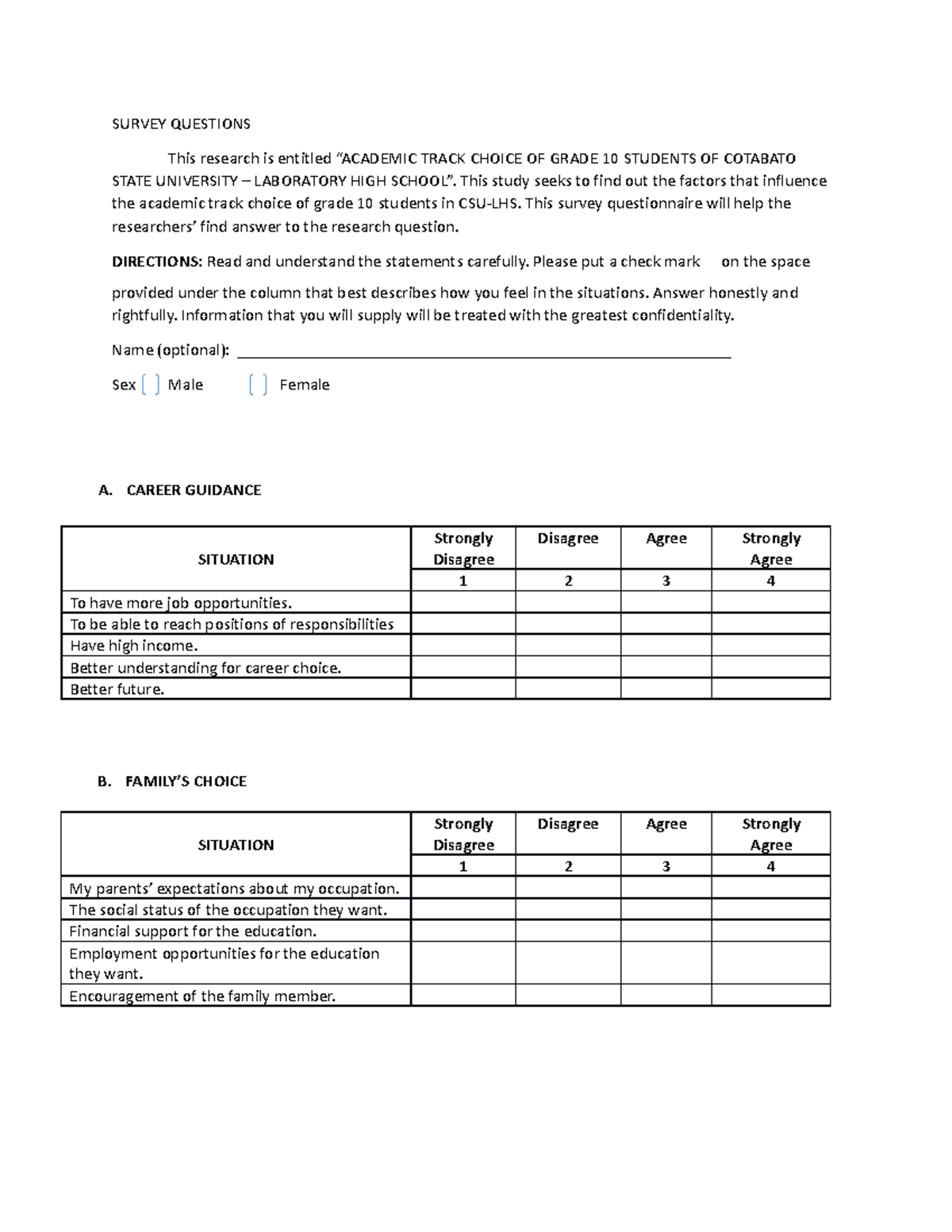 Survey Questions Gobajahhaj SURVEY QUESTIONS This research is