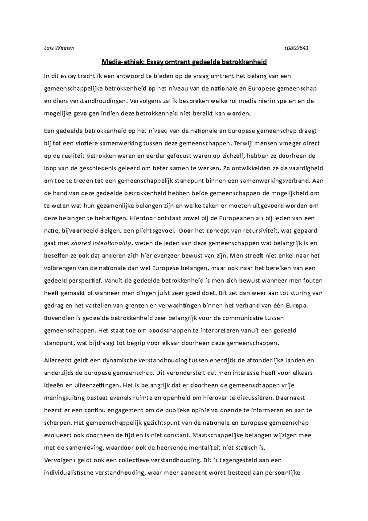 ku leuven essay template