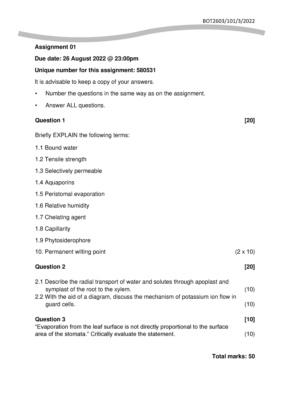 assignment 3 chatbot 2022