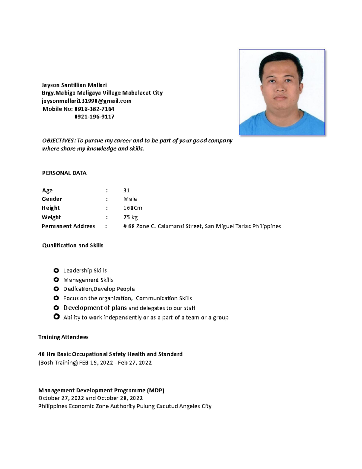 Jayson Santillian (1) - n/a - Jayson Santillian Mallari Brgy Maligaya ...