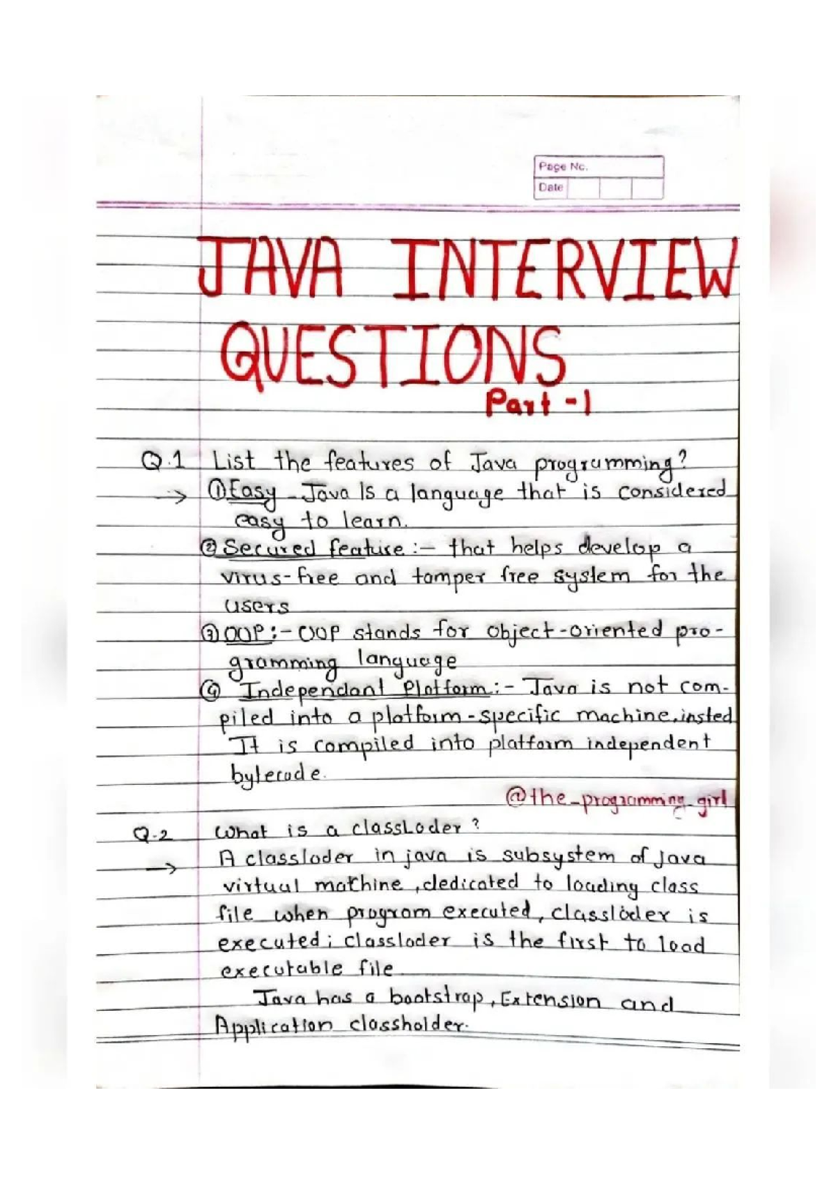 Java interview - Cloud Computing - Studocu