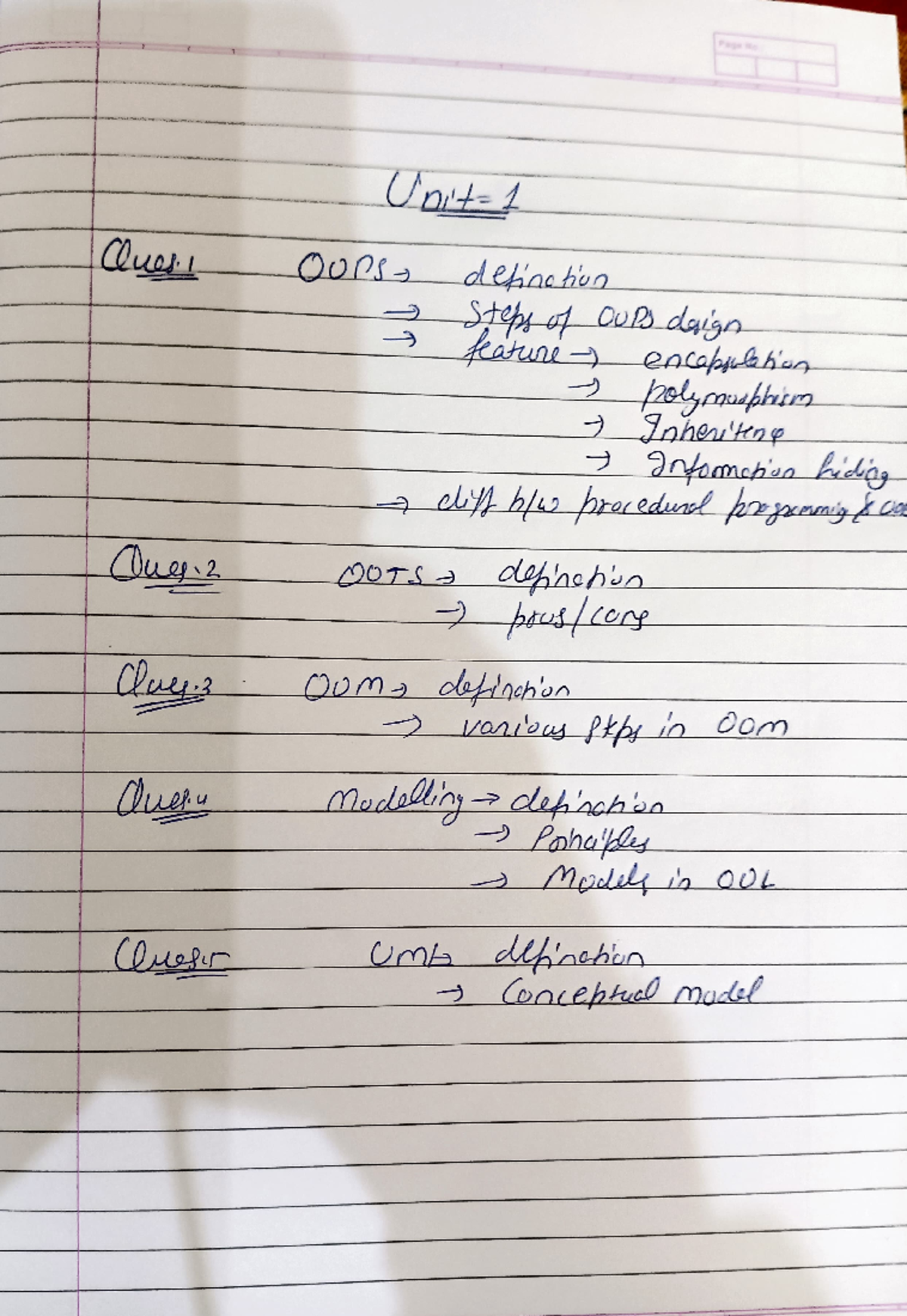 Oops Unit 1 T Clal F 1 Qo C S D Ej Oc H Ua L Oops Unit 1 T Clal F 1 Qo C S D Ej Oc H Ua L