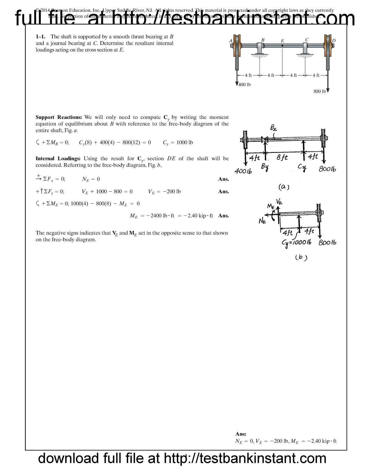 Voorzien Rommelig Eik Solution Manual for Mechanics of Materials 9th Edition by Hibbeler - full  file at testbankinstant 1 - Studocu