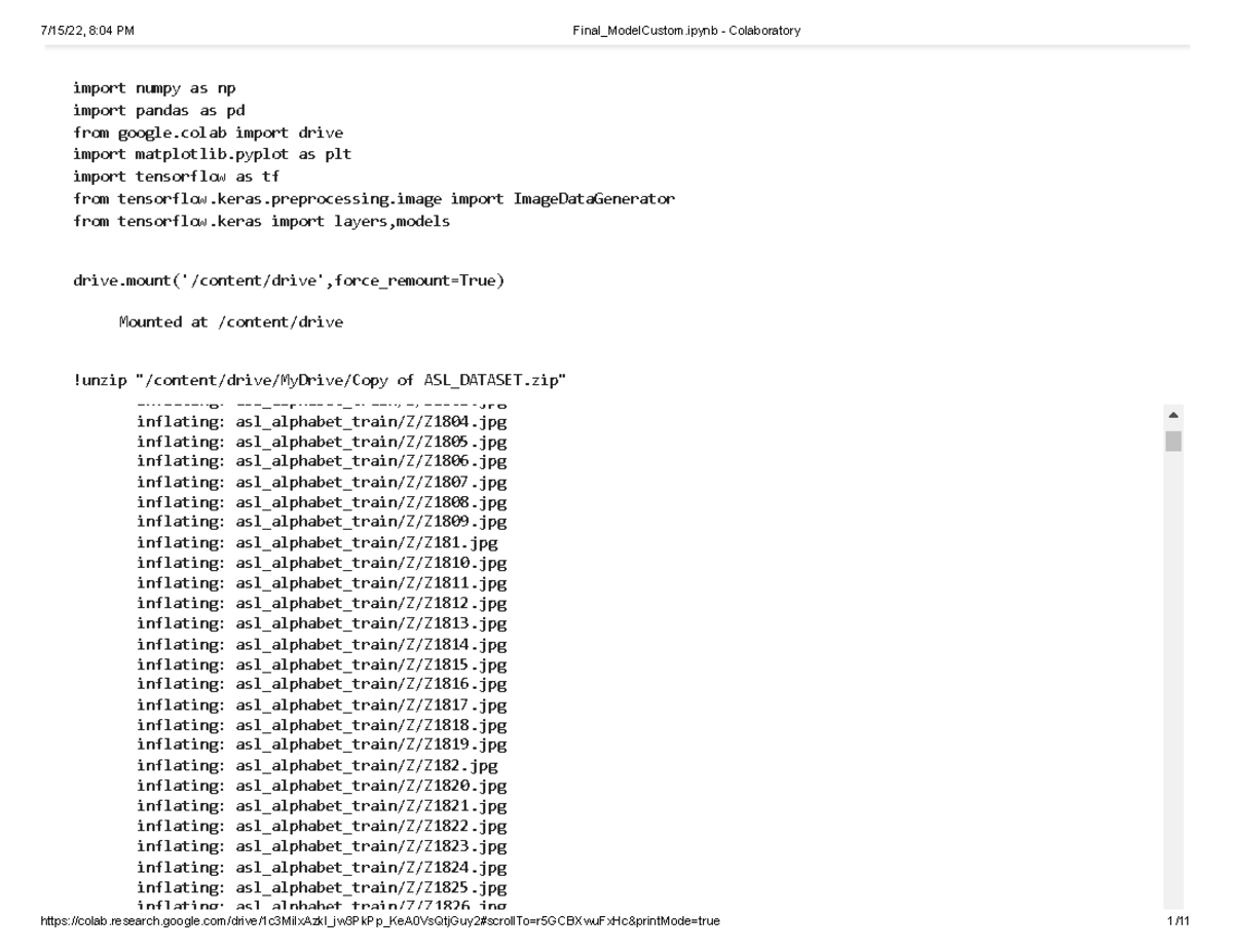 Final Model Custom.ipynb - Colaboratory - import numpy as np import ...