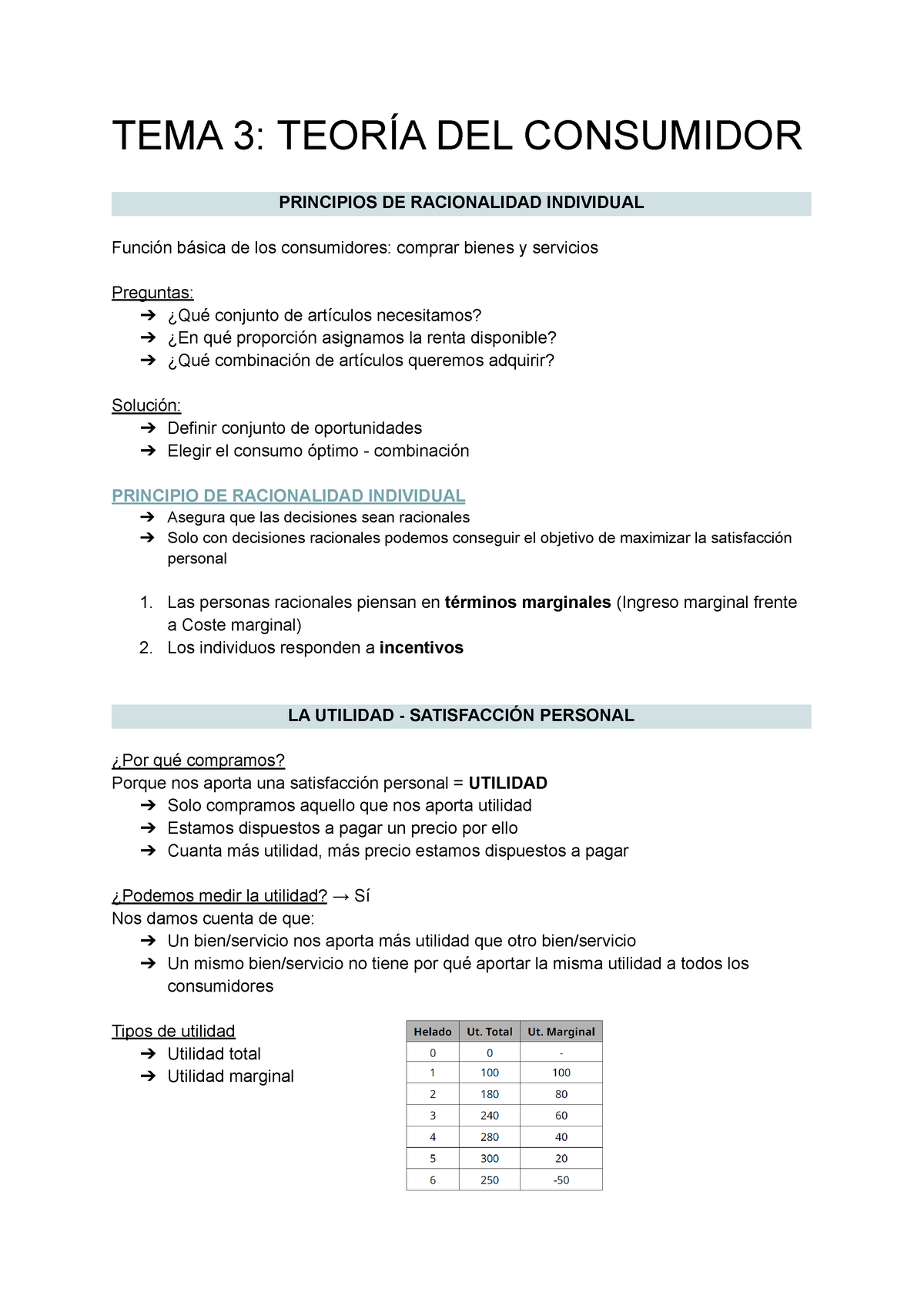 TEMA 3 Teoría Del Consumidor - TEMA 3: TEORÍA DEL CONSUMIDOR PRINCIPIOS ...