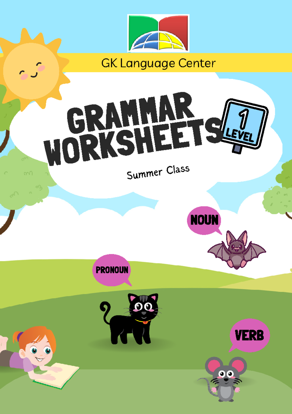 Grammar Worksheet PRONOUN VERB NOUN GRAMMAR WORKSHEETS Summer Class