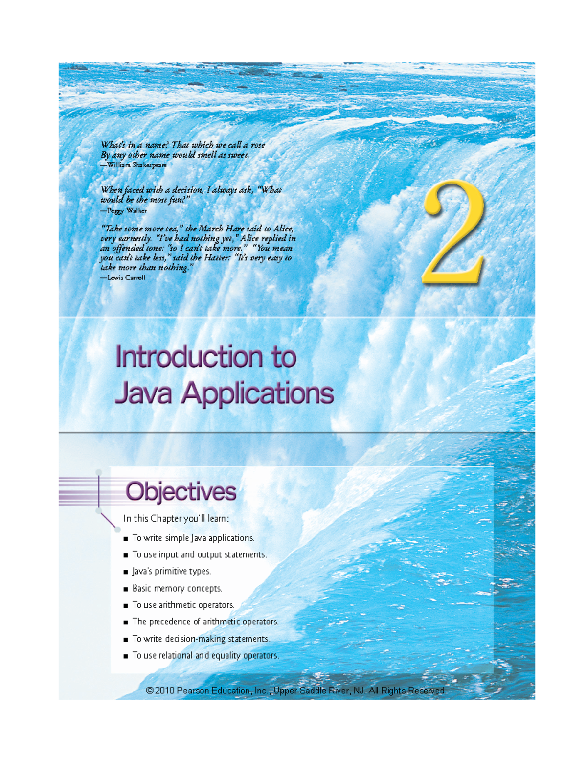 2 - demo - In this Chapter you’ll learn: To write simple Java ...