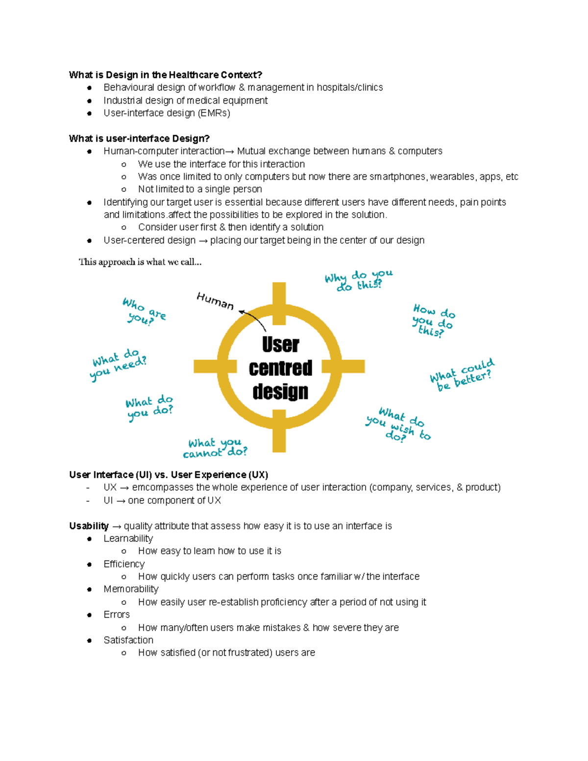 HLTH 230 Module 5 Understanding User Behaviour - What is Design in the ...