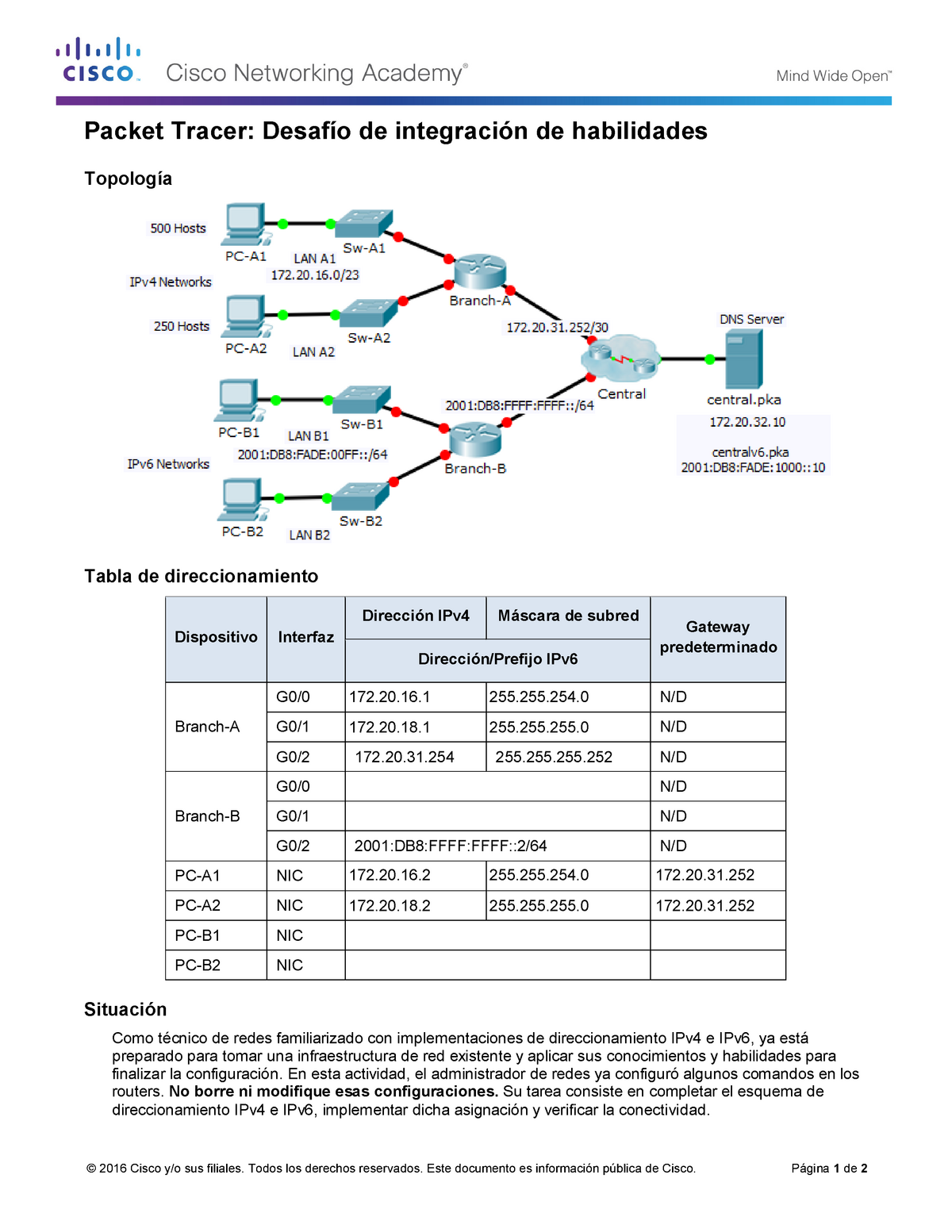 8.4.1.2 packet tracer
