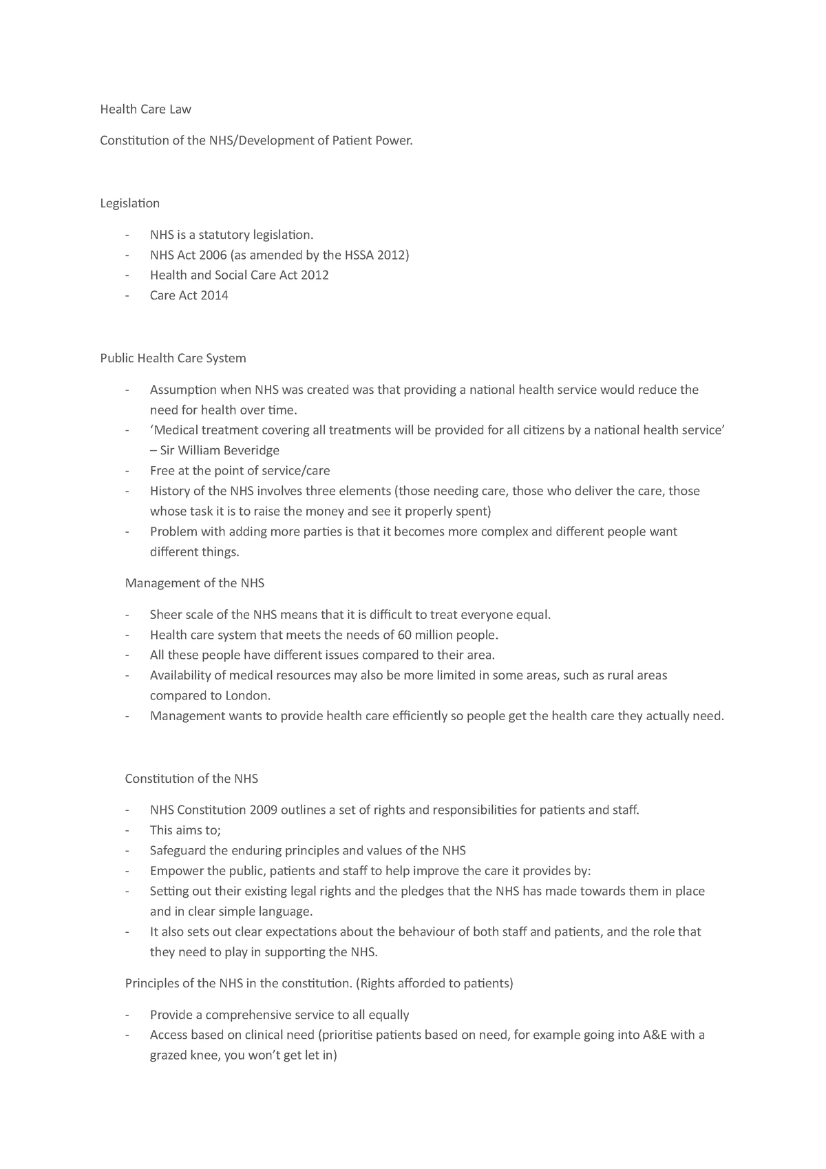 week-2-constitution-of-the-nhs-health-care-law-constitution-of-the