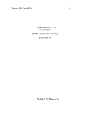 3-6 Project One Writing Plan - 3-6 Project One: Writing Plan Danielle ...