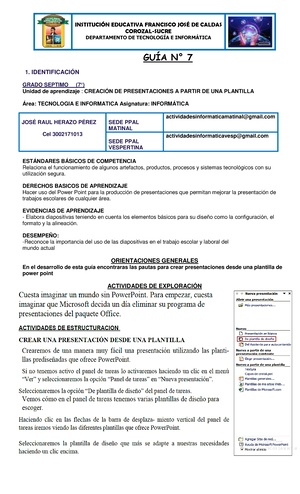 GUIA DE Informatica Grado 6° Septiembre - INSTITUCIÓN EDUCATIVA ...