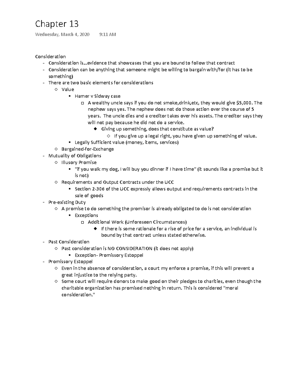 Notes 10 - N/A - Studocu