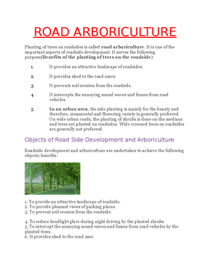 ROAD Arboriculture