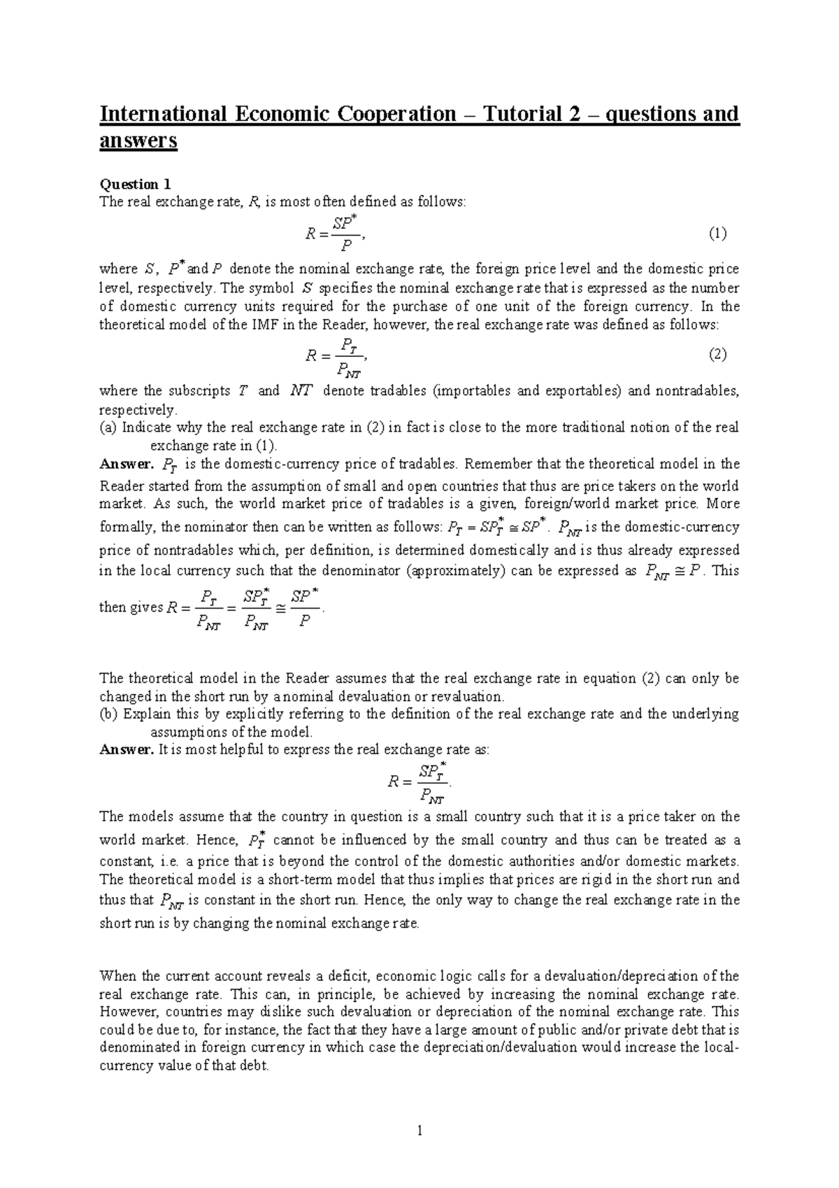 tutorial-2-questions-and-answers-international-economic-cooperation