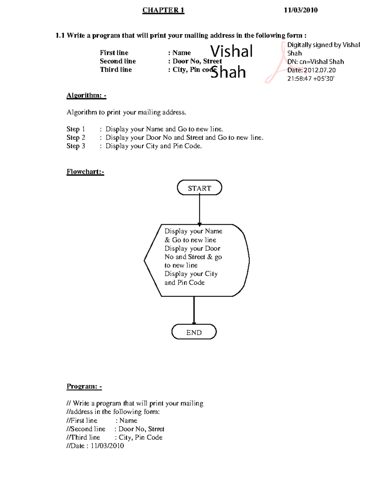 Programming In ANSI C - Balagurusamy (Solutions with Flowchart ...