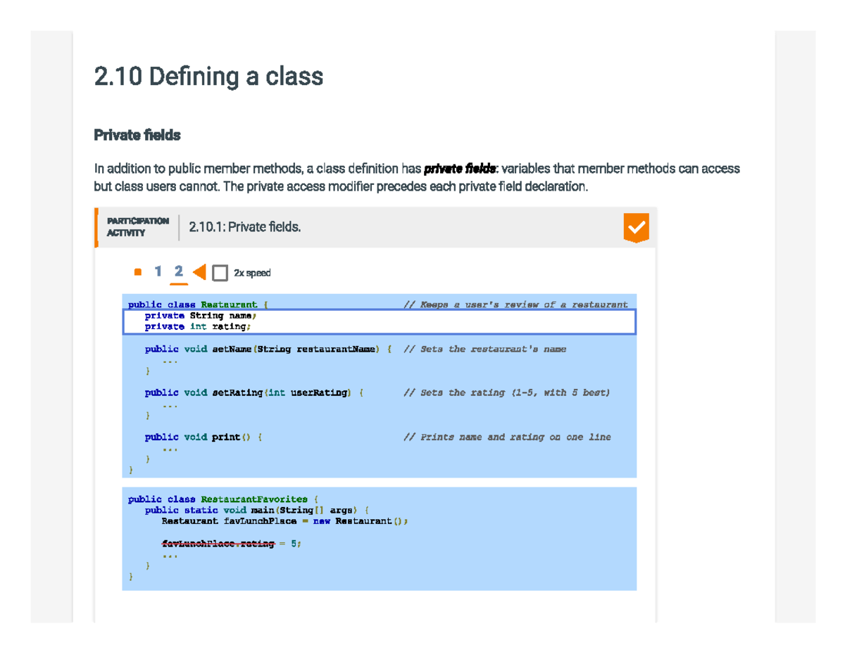 IT 145 Week 2 Mod 2.10 Zybooks Defining a Class - IT145 - Studocu