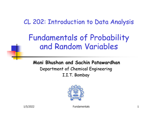 Textbook Notes - Introduction To Probability And Statistics For ...