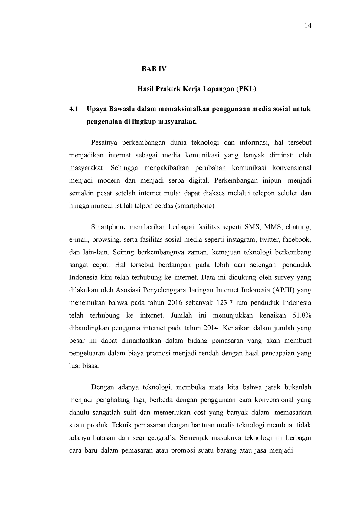 Laporan Pkl Wahyu Aditya R 22 14 Bab Iv Hasil Praktek Kerja Lapangan Pkl 4 Upaya Bawaslu 9235