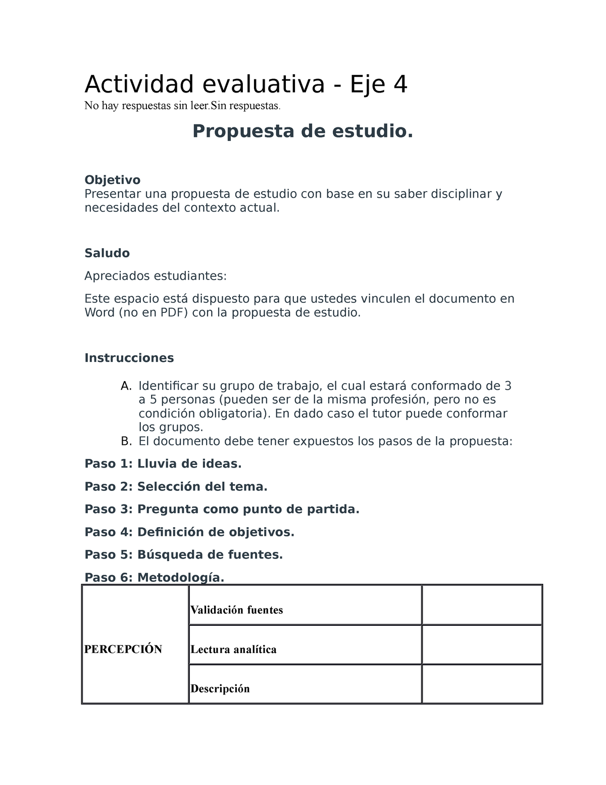 Activ Eje 4 - Ejercicio - Actividad Evaluativa - Eje 4 No Hay ...