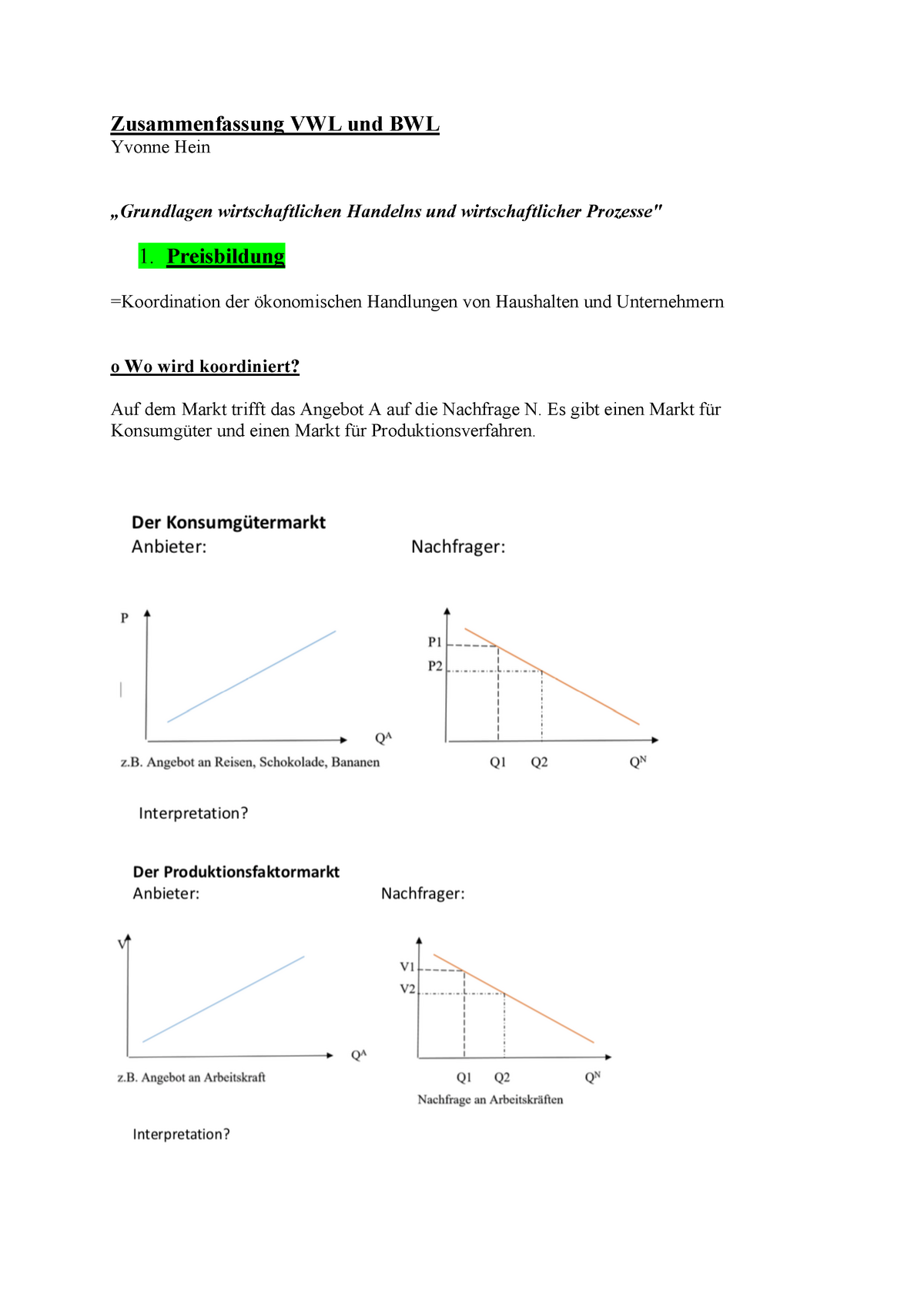 Zusammenfassung VWL Und BWL NEU - Warning: TT: Undefined Function: 32 ...