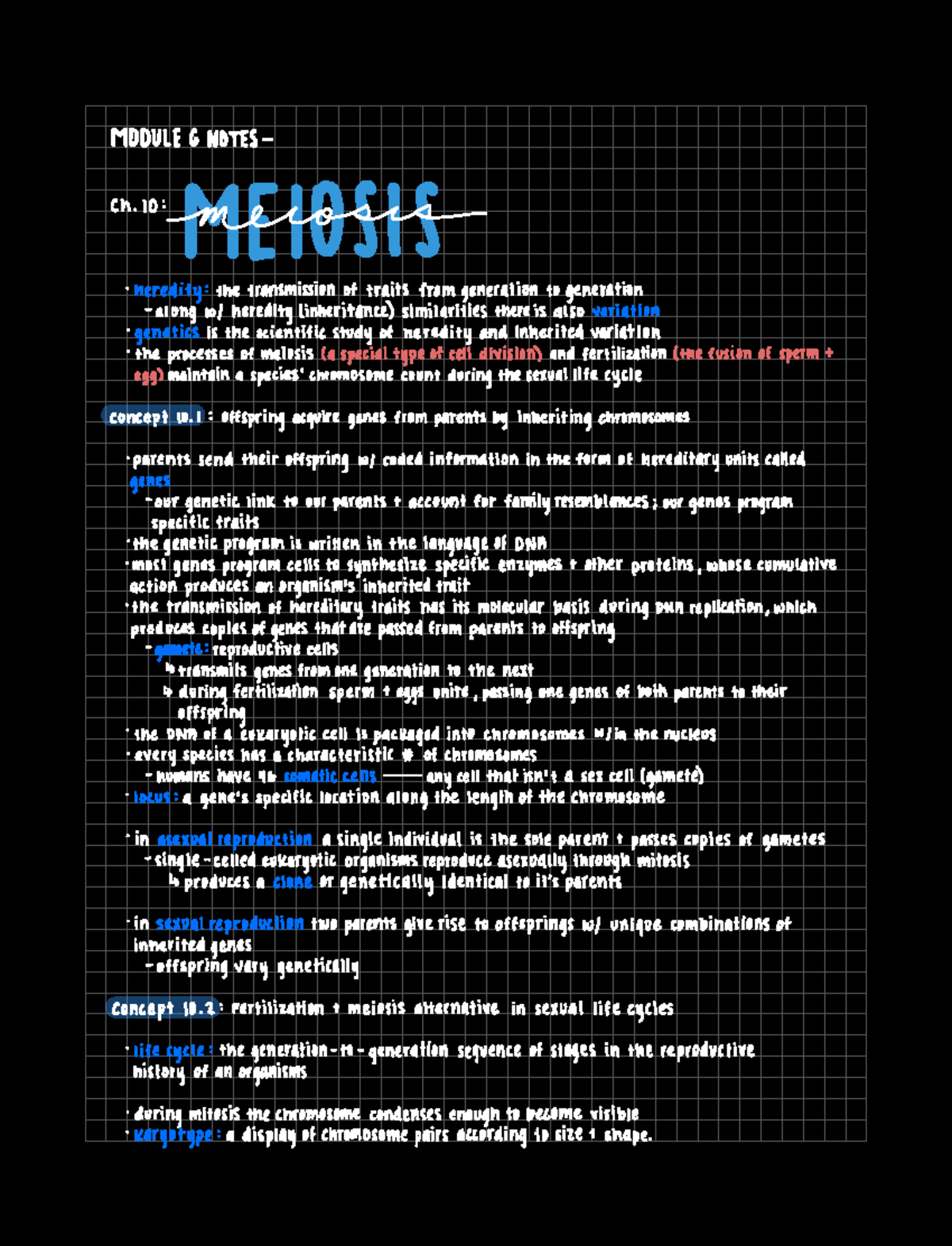 Note Mar 9, 2022 - These Are The Notes Needed For Module 6 BSC2010, Dr ...