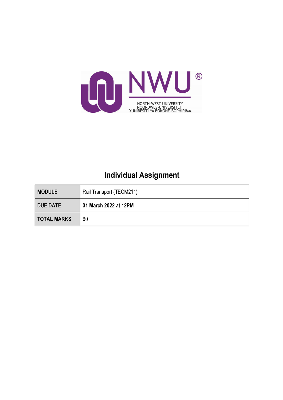 TECM211 Individual Assignment Individual Assignment MODULE Rail   Thumb 1200 1697 