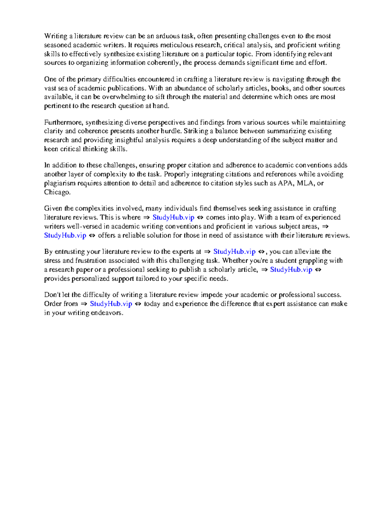 Example Of Literature Review Liberty University - Writing a literature ...