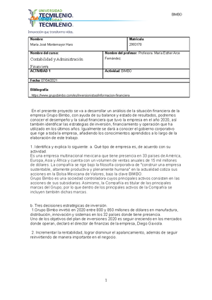 Actividad 4 conta - Nombre : Luis Andrés Chávez Castán Kenneth Aron ...