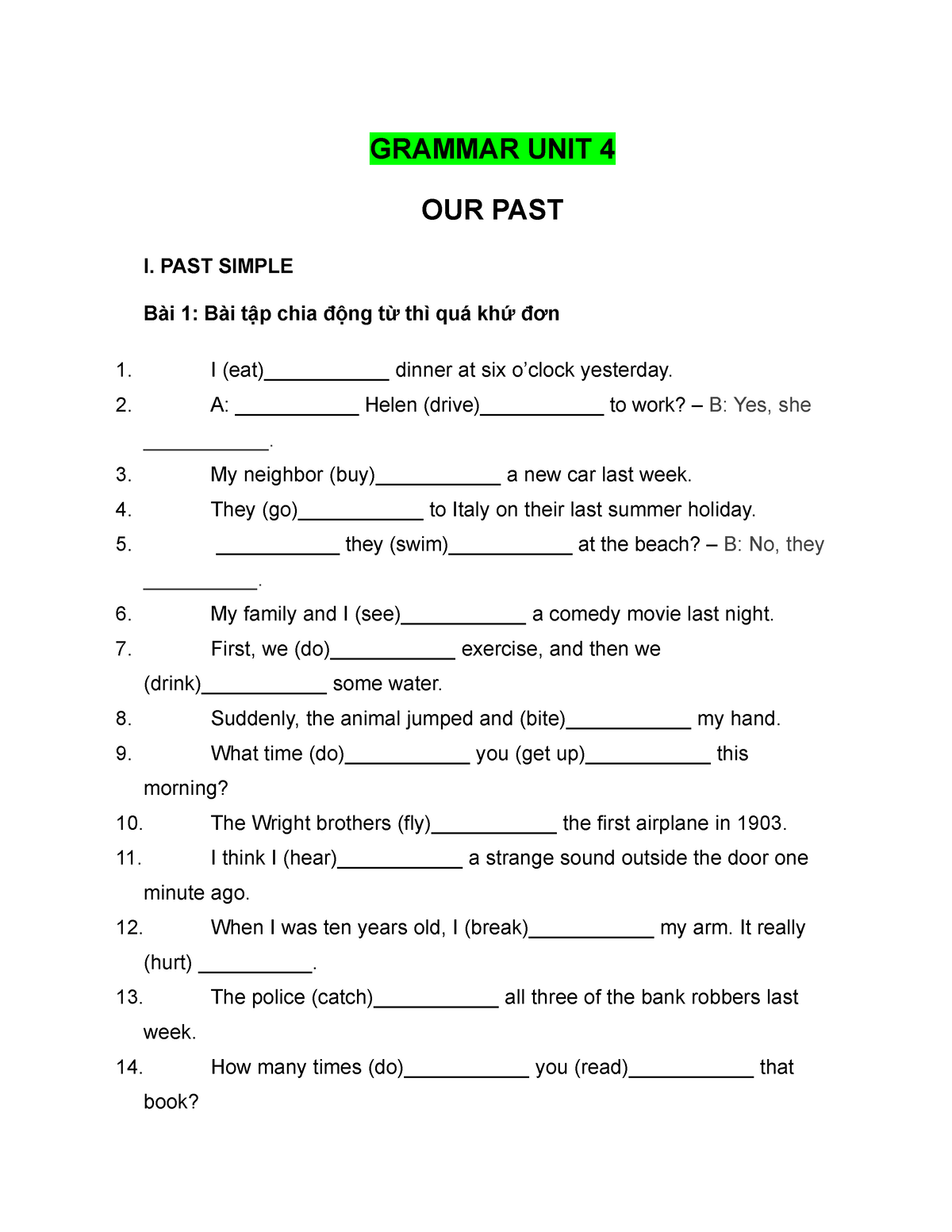 grammar-unit-4-review-present-tense-and-past-tense-grammar-unit-4