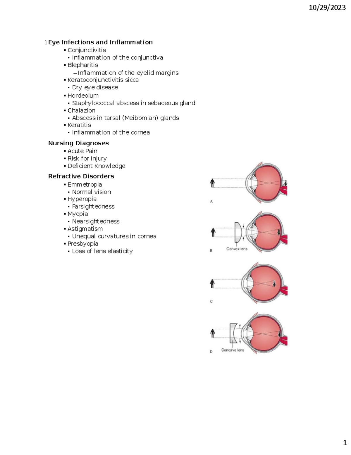 chapter 52 ..... - 1 Eye Infections and Inflammation Conjunctivitis ...