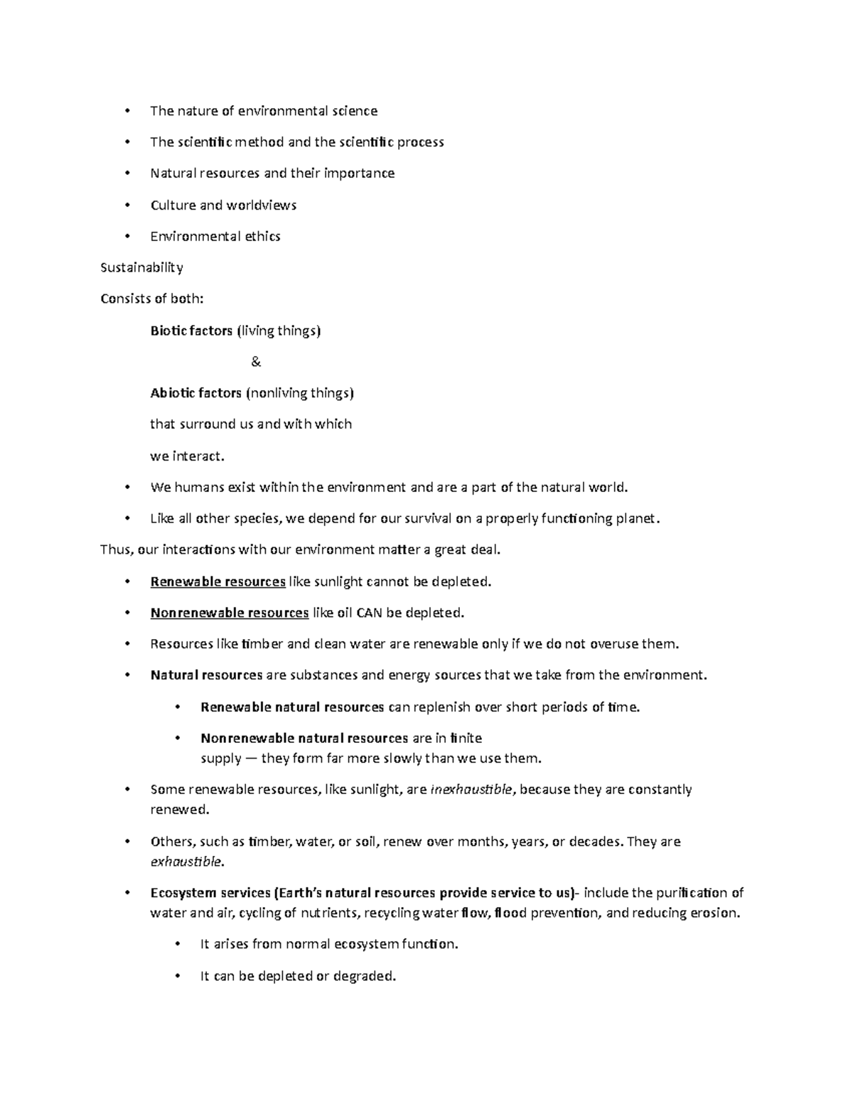 environment-summaries-of-chapter-1-notes-the-nature-of