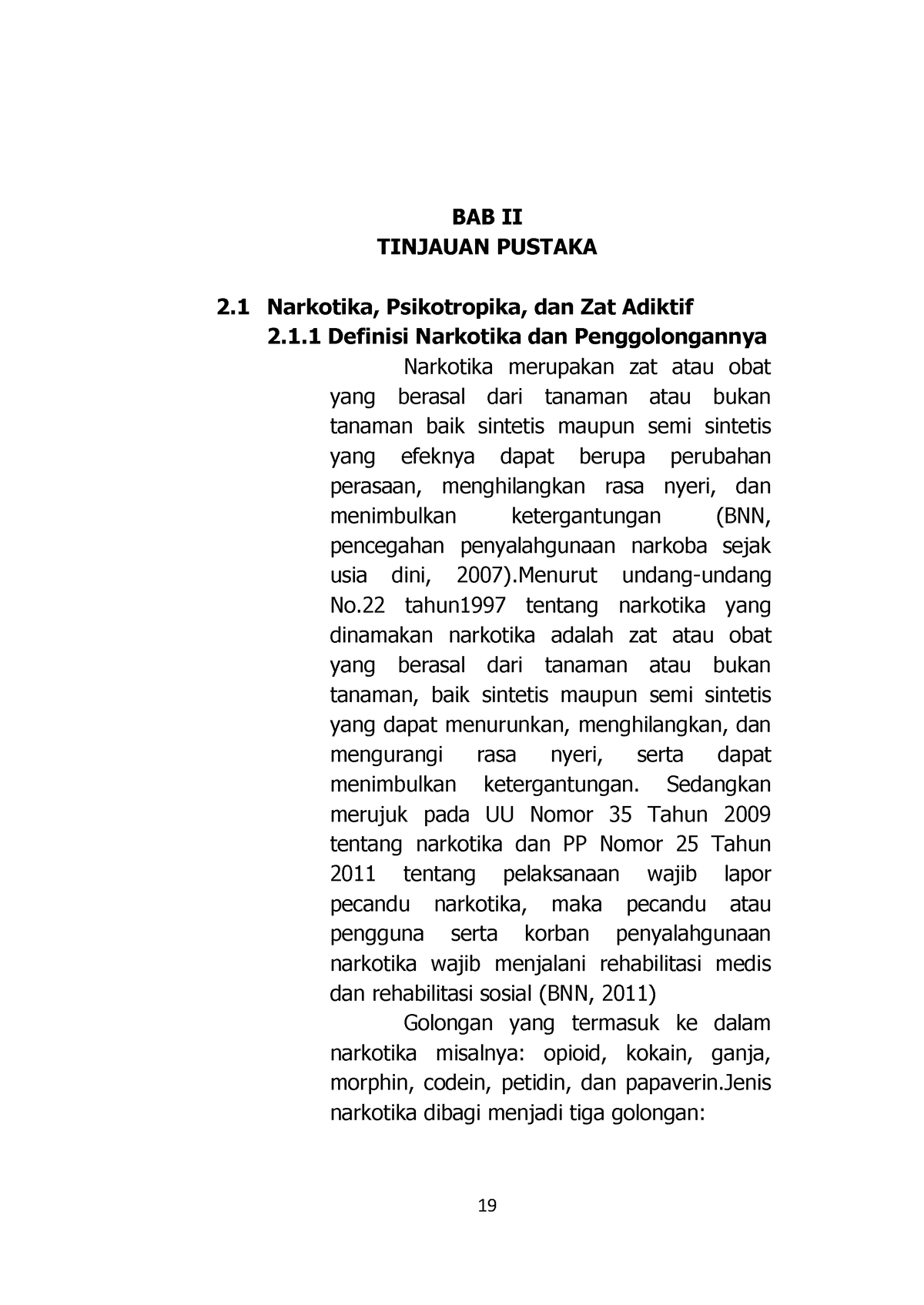 Skripsi%20BAB%20II - Tugas - BAB II TINJAUAN PUSTAKA 2 Narkotika ...