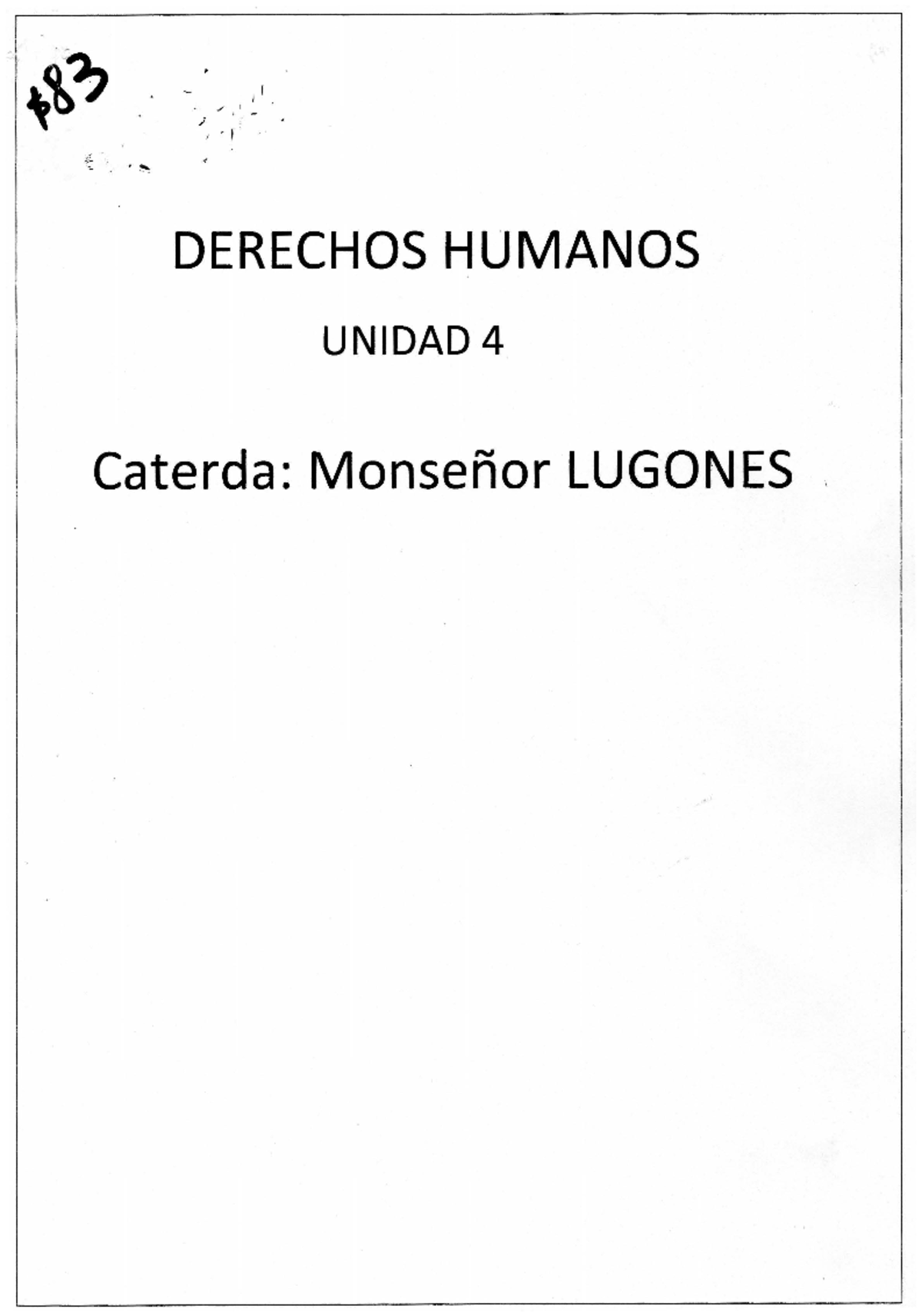 Unidad 4 - i?. - ./ '~ ' ~ / 1 • 1 • ' • ~ ..._. '~ DERECHOS HUMANOS ...