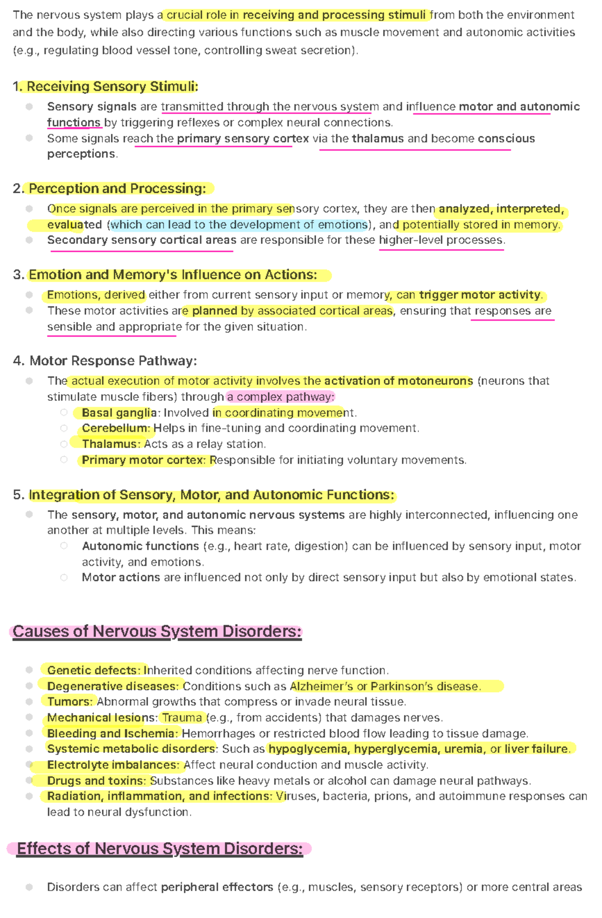 1 - Brain Injuries and disorders - ####### The - Studocu