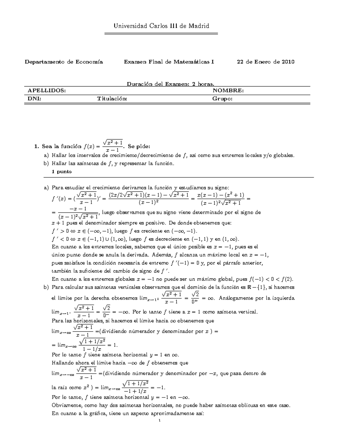 Sol Enero 10 - Ejercicios Repaso - Universidad Carlos III De Madrid ...