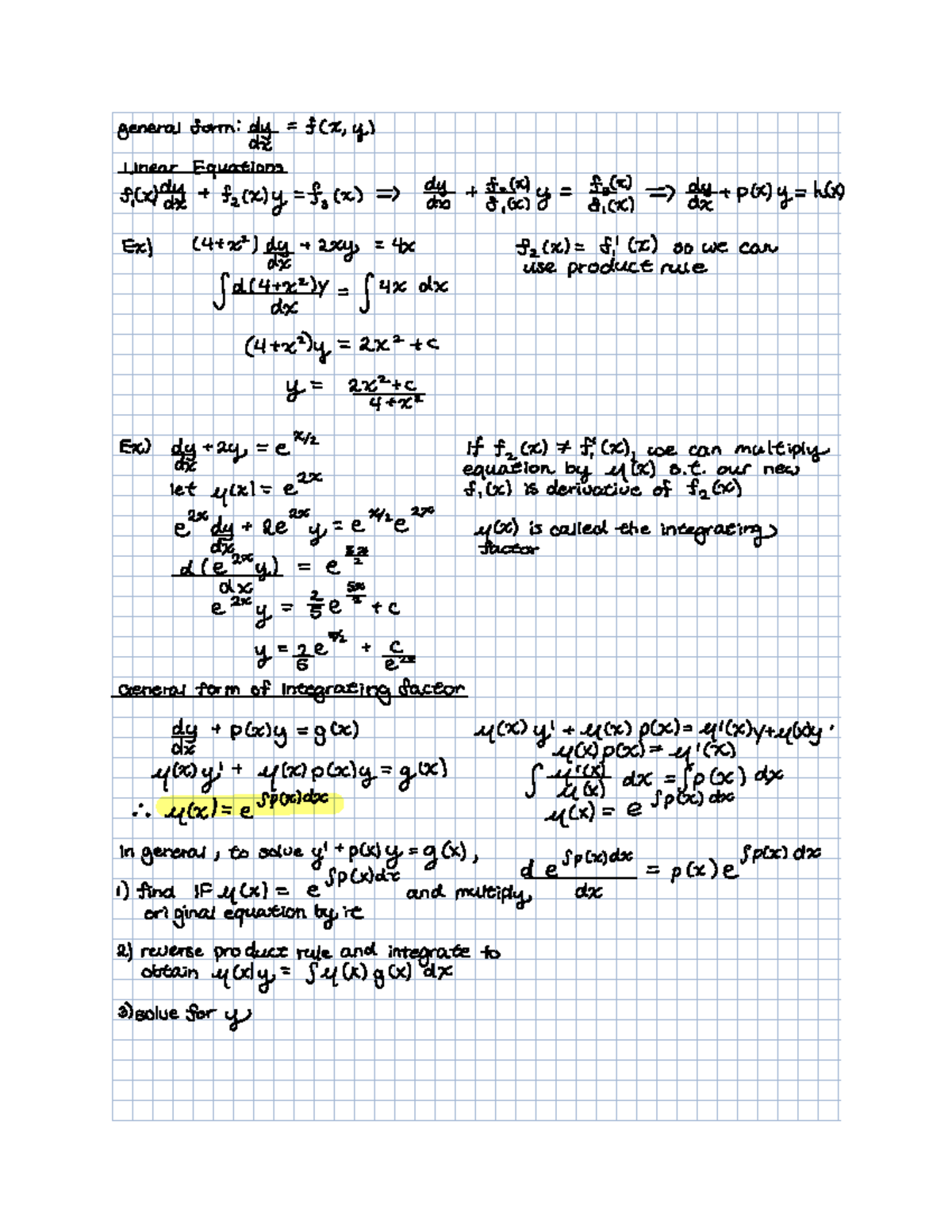 9 4 First Order De Differential Equations And Applications Lecture Notes With Dr Kuffner Lecture Studocu