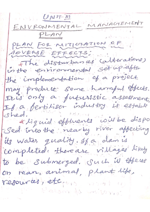 ESI. notes 1 unit - Environmental social impact assessment - Studocu