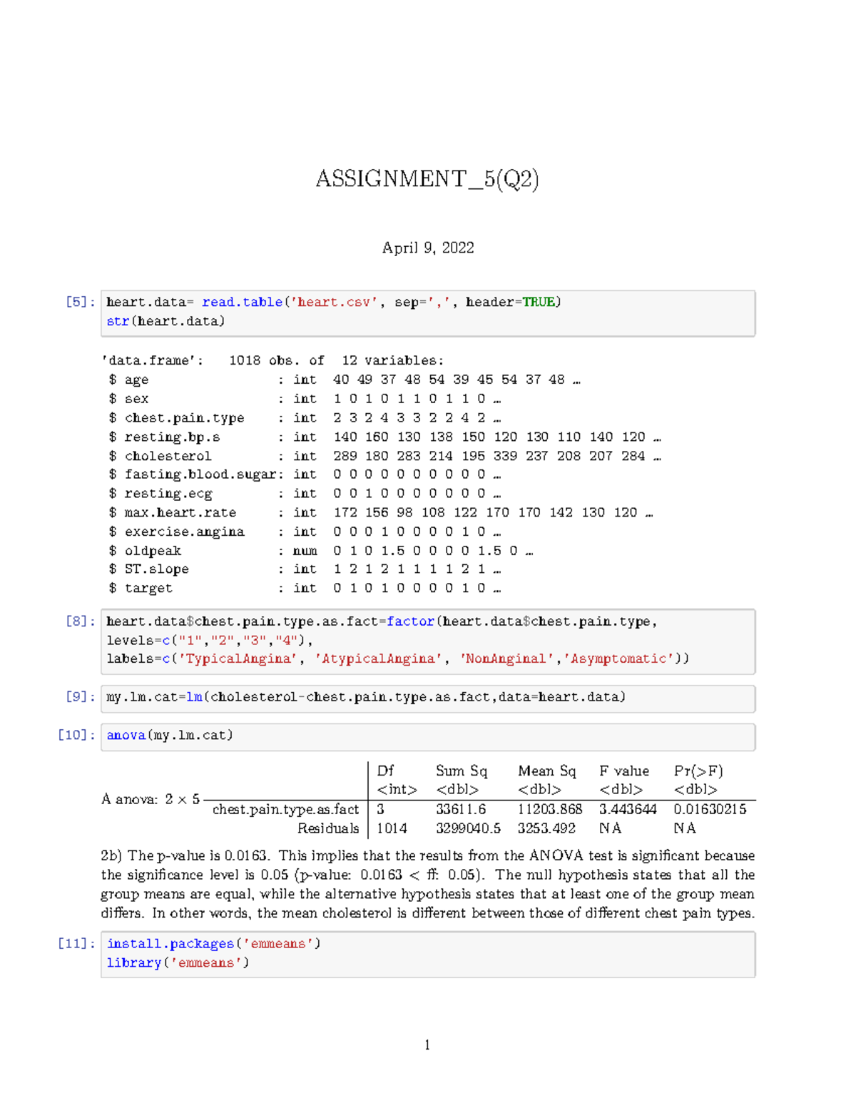 Assignment 5(Q2) - ASSIGNMENT_5(Q2) April 9, 2022 [5]: heart= read ...
