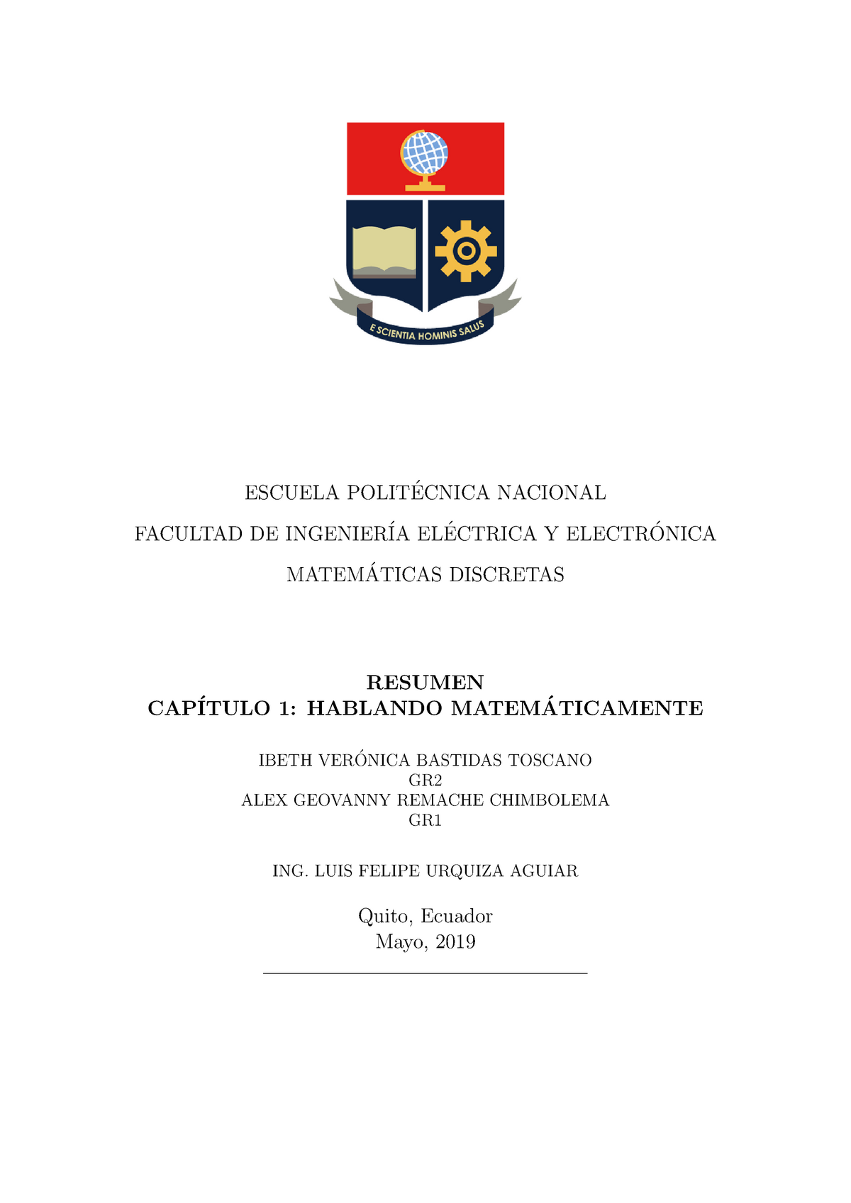 Resumen Cap Tulo 1 - Contenidos 1.1 Variables