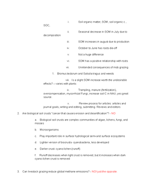 ENV 101 Unit 2 Notes Pt1 - Florian Dotti, ENV101: Green House Effect ...