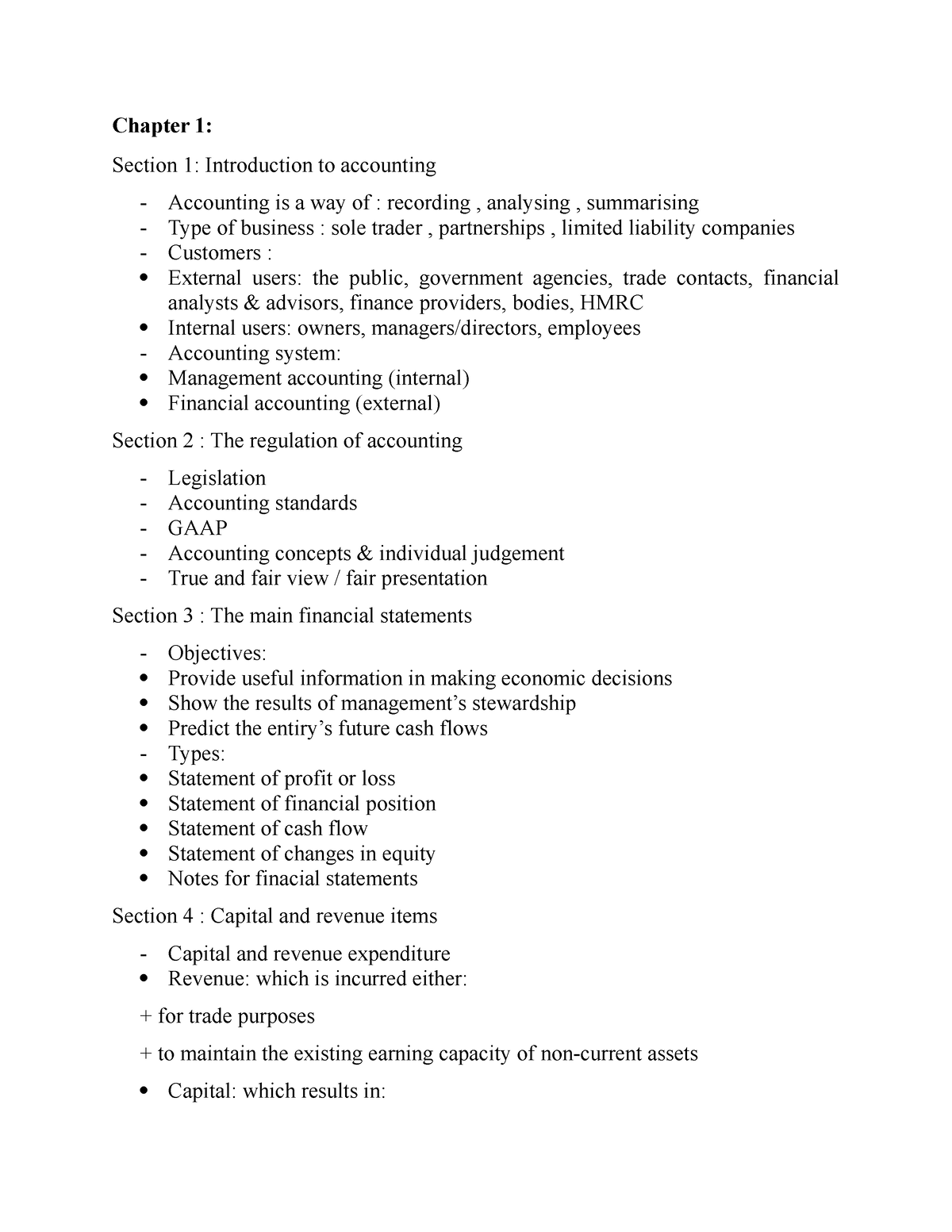 Accounting 1 - Studocu