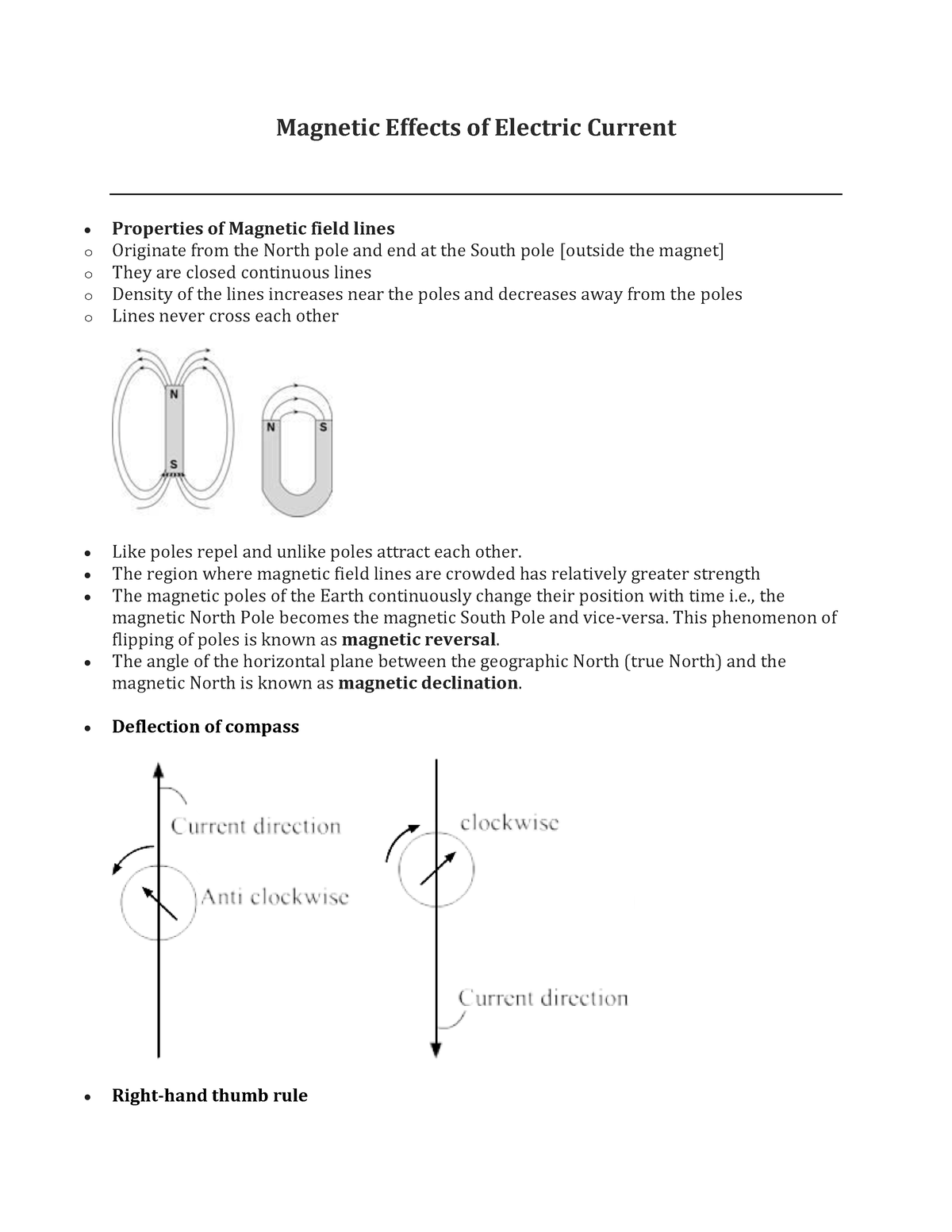 what-is-the-direction-of-magnetic-field-lines-outside-a-bar-magnet