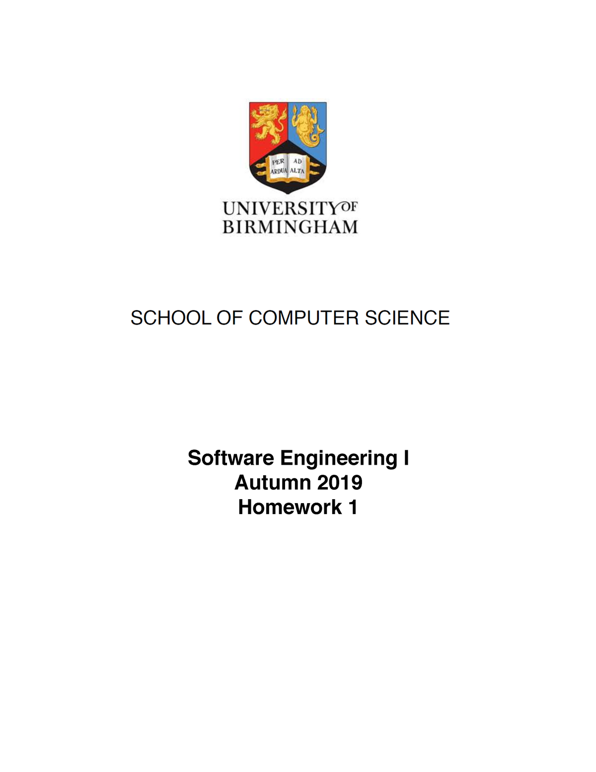 software engineering homework solutions