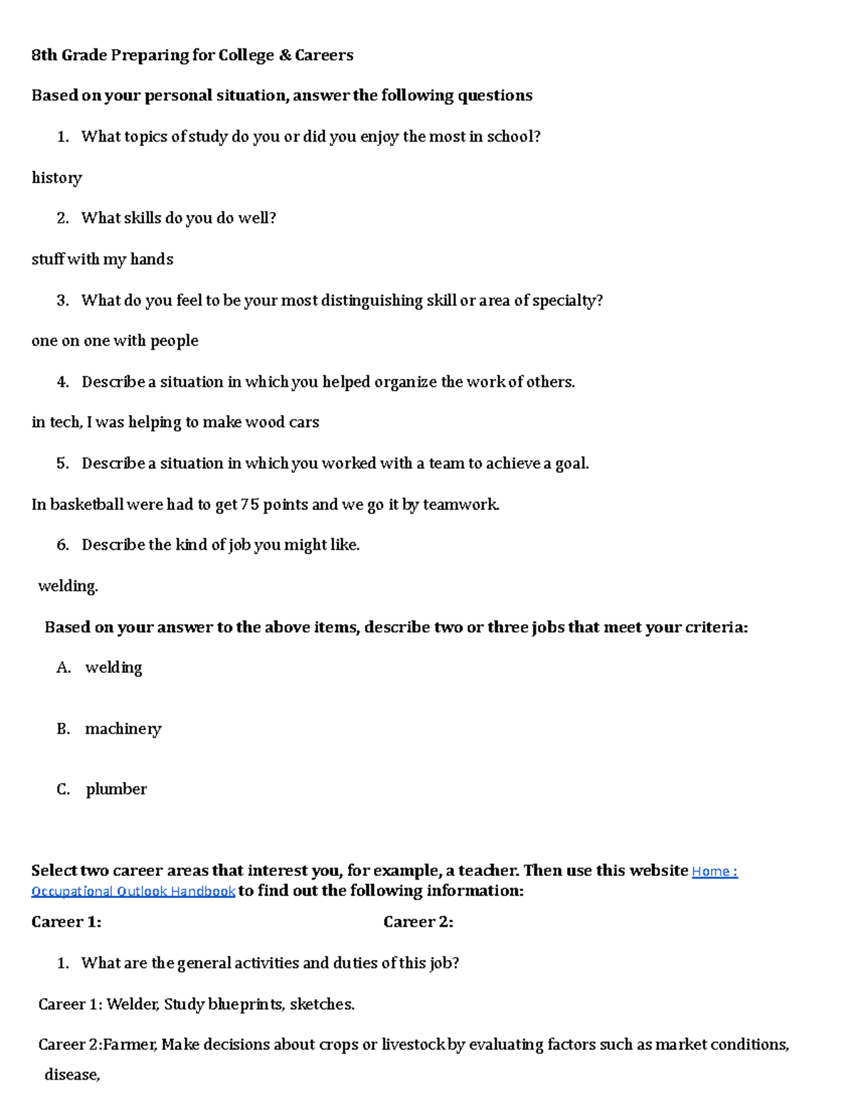 copy-of-career-planning-worksheet-8th-grade-preparing-for-college