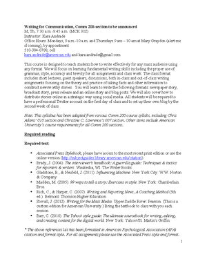 Comm100 Textbook notes - CHAPTER 1: Mass communication- A critical ...