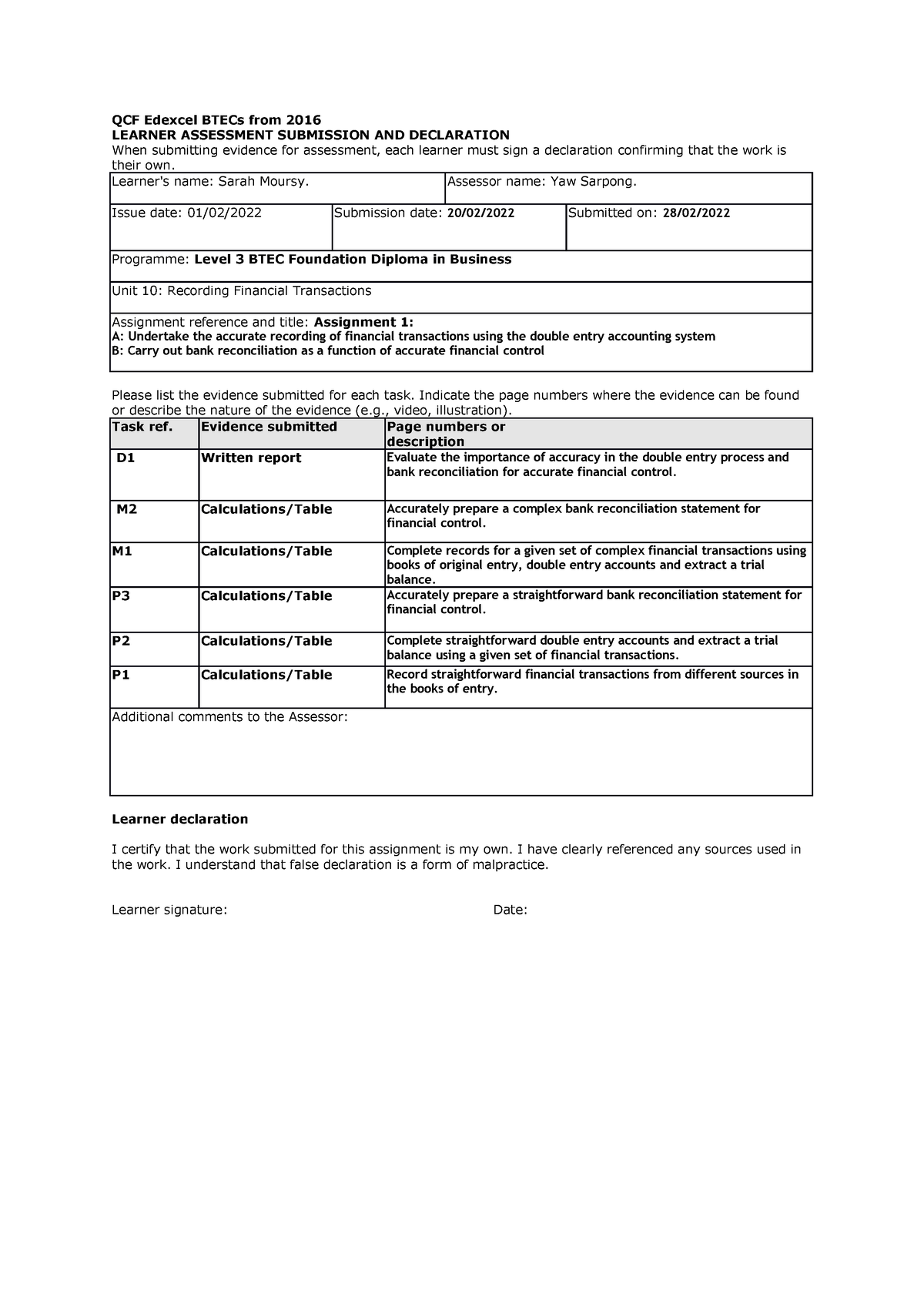 unit 10 assignment 1