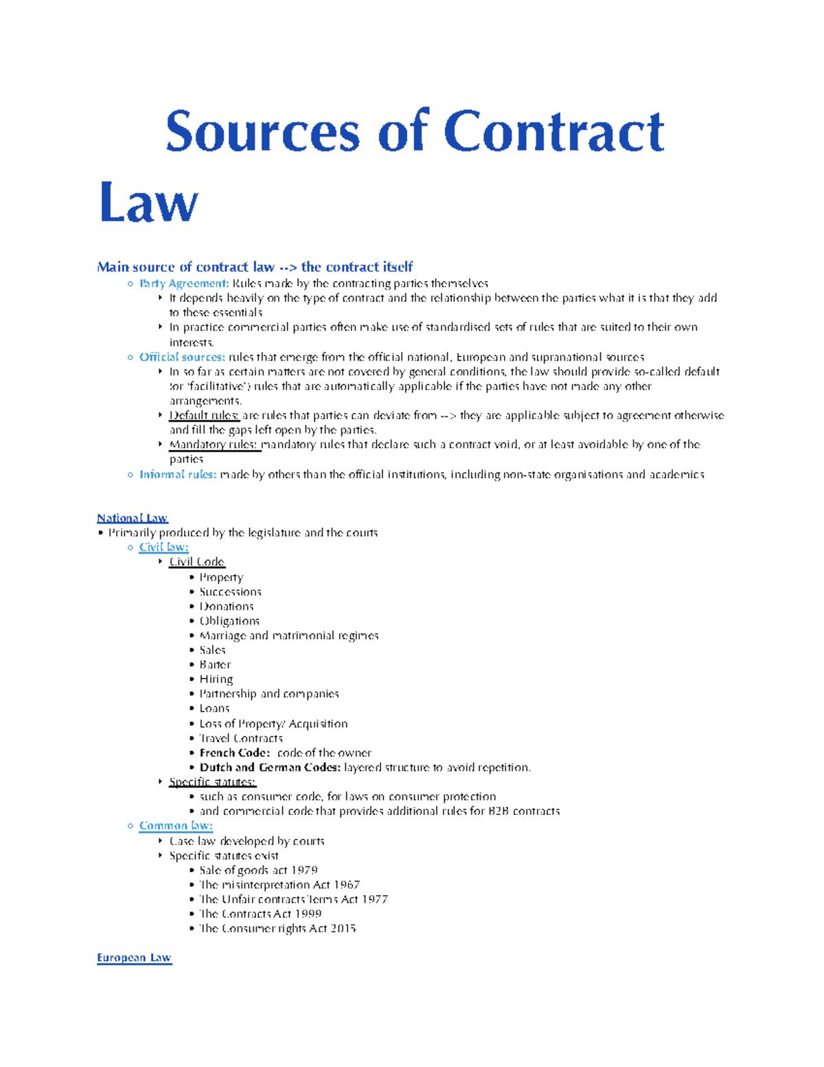 sources-of-contract-law-sources-of-contract-law-main-source-of