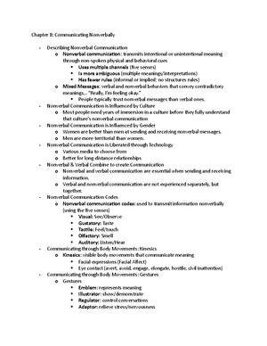 COMM 1500 Exam 3 Study Guide Answers - COMM 1500: Possible Topics for ...